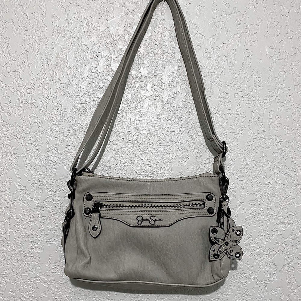 Jessica Simpson- Gray crossbody purse